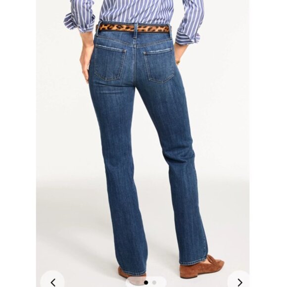 Talbots Barely Boot Jeans in Emma Dark Wash 8 - Picture 2 of 13